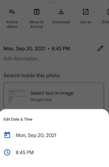 Change Date and Time.