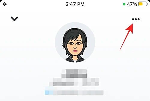 Click on the three dots