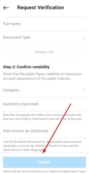  When you have done, just tap on the Send button