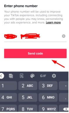 using your phone number