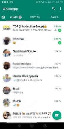 Click on the three dots given in the upper section