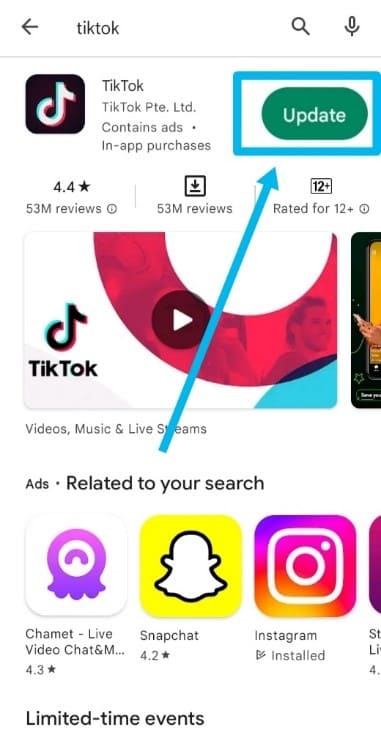 Update TikTok App