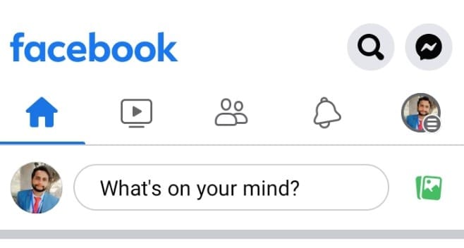 Click on your profile picture given in the top right corner